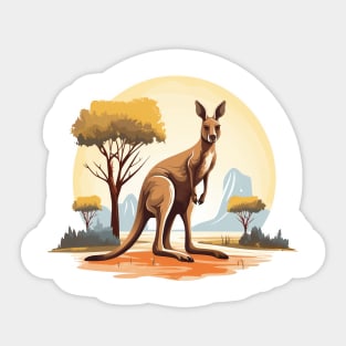 Cute Kangaroo Sticker